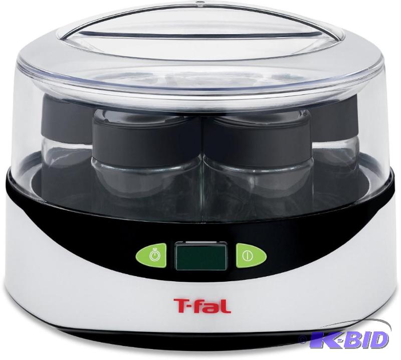 lot 85 image: T-fal YG2328US Balanced Living Yogurt Maker with LCD Timer, White