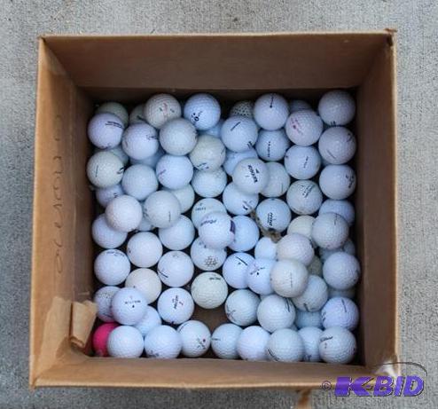 lot 54 image: Golf balls large box full....