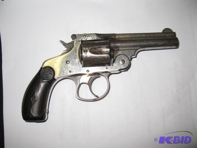 lot 2 image: Smith Wesson 38 Double Action 3rd Model