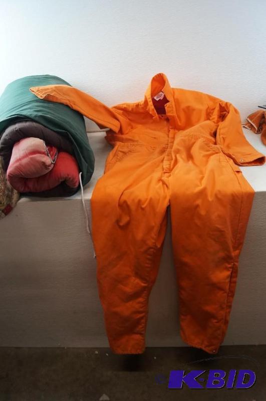 Coverall, sleeping bag