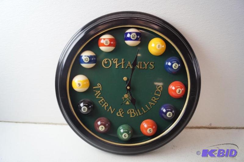 Pool ball clock