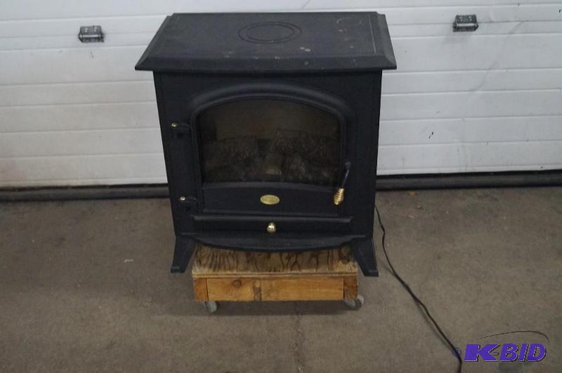electric wood stove