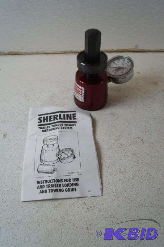 Trailer tongue weight measuring system