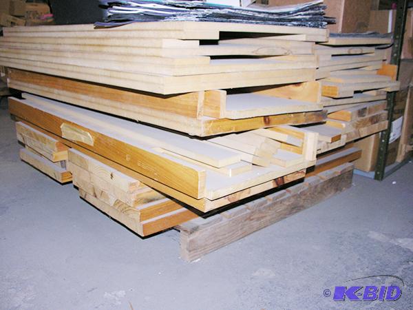 Wood shelving