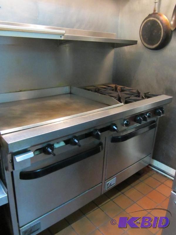 Southbend Economy Gas Range with Griddle and Oven