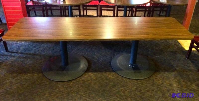 30x100 Wood Laminate Table