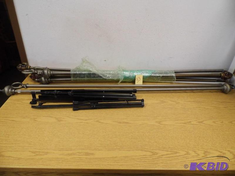 lot 33 image: Assorted Curtain Rods