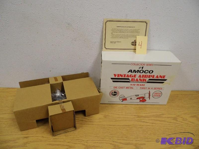 lot 4 image: Amoco Vintage Airplane Bank