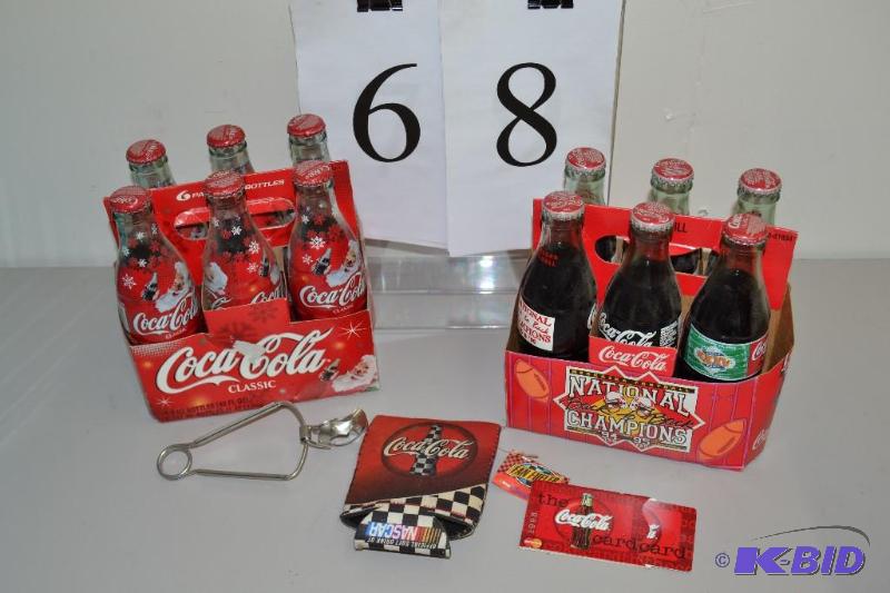 lot 68 image: Coca-Cola items