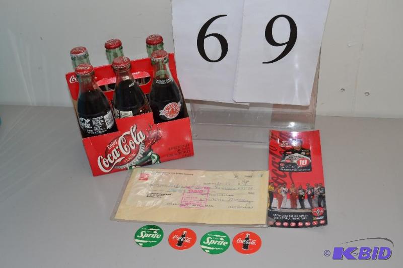 lot 69 image: Coca-Cola items