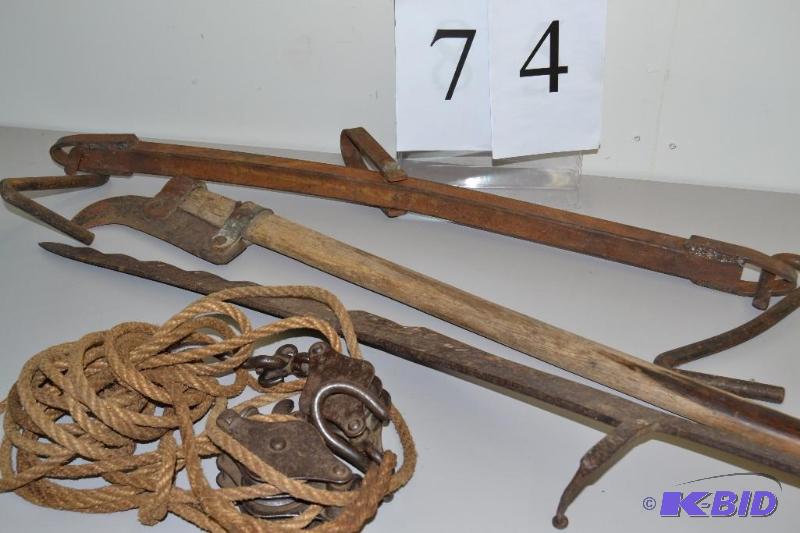 lot 74 image: Vintage tools