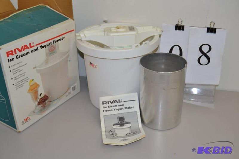 lot 8 image: Ice Cream and Yogurt Freezer