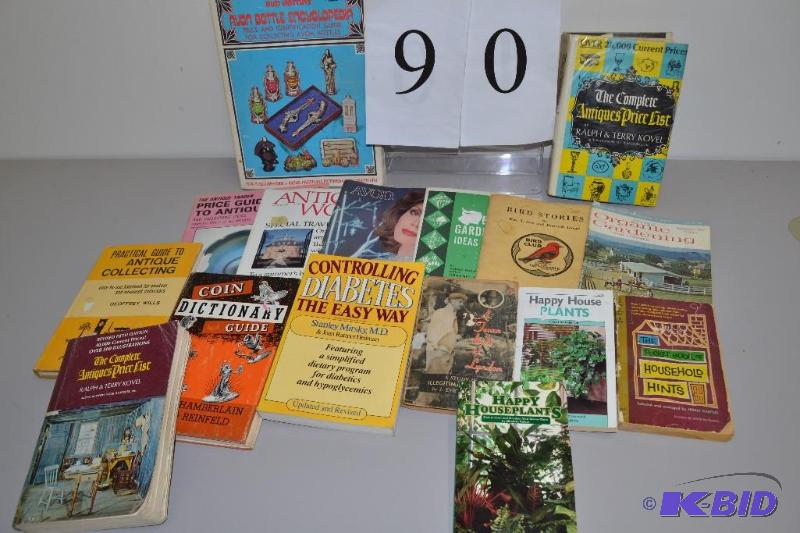 lot 90 image: Books, Antique Collecting books, plant books,