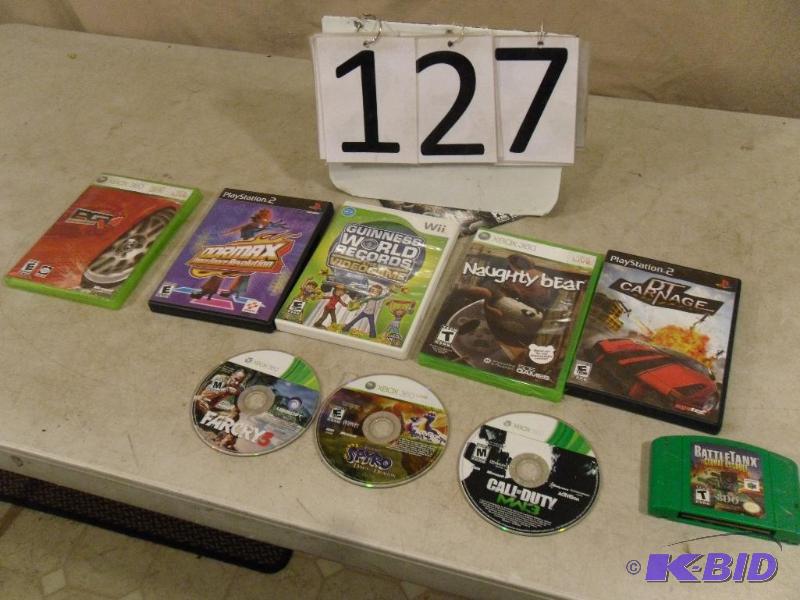 lot 127 image: Lot of Assorted Video Games. &nbspXBox 360-&...