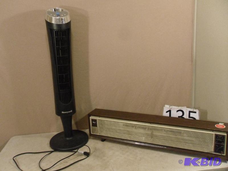 lot 135 image: Honeywell Tower Fan (cool multi functions) an...