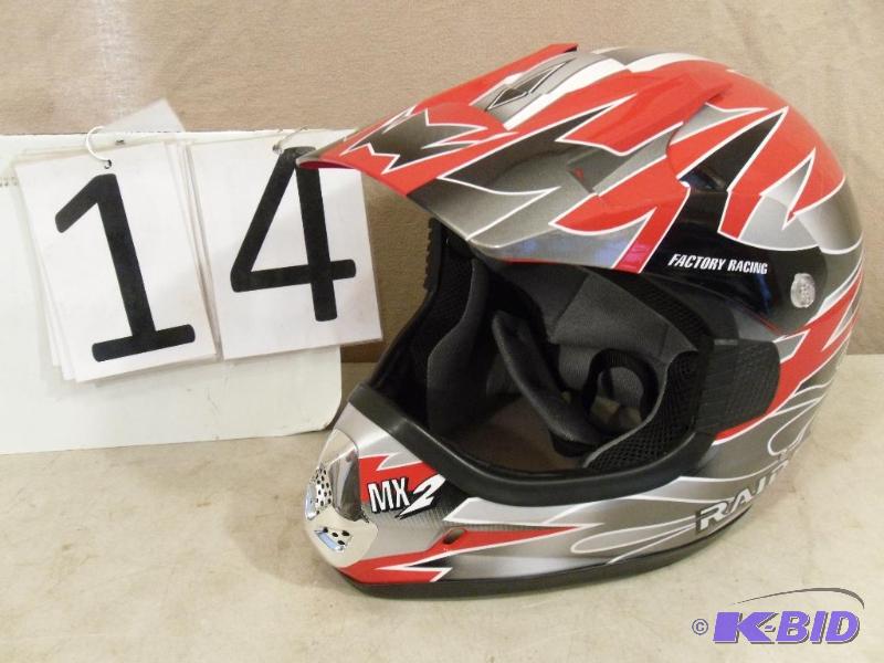 lot 14 image: Raider ATV  Dirtbike Helmet. XXL. Model A-62...