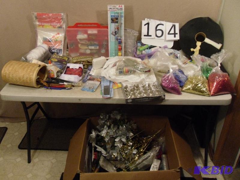 lot 164 image: Large Lot of Craft Items. Glitter, Wedding It...