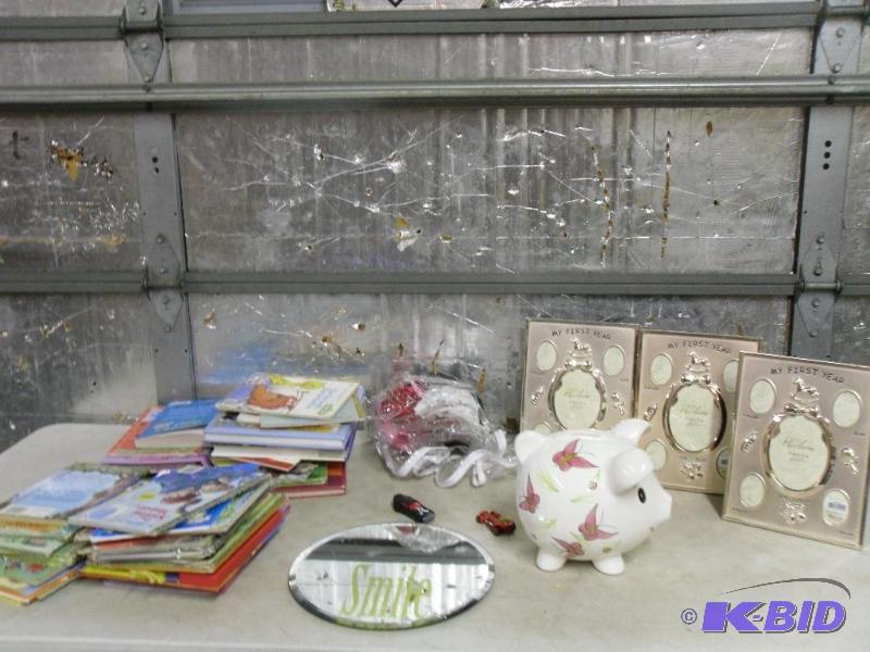 lot 199 image: Lot of Assorted Kids Items. My First Year Fra...