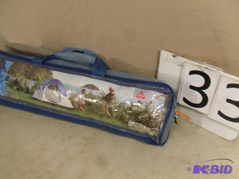 lot 33 image: 2-3 Person Tent. Did not set up. Consignor st...