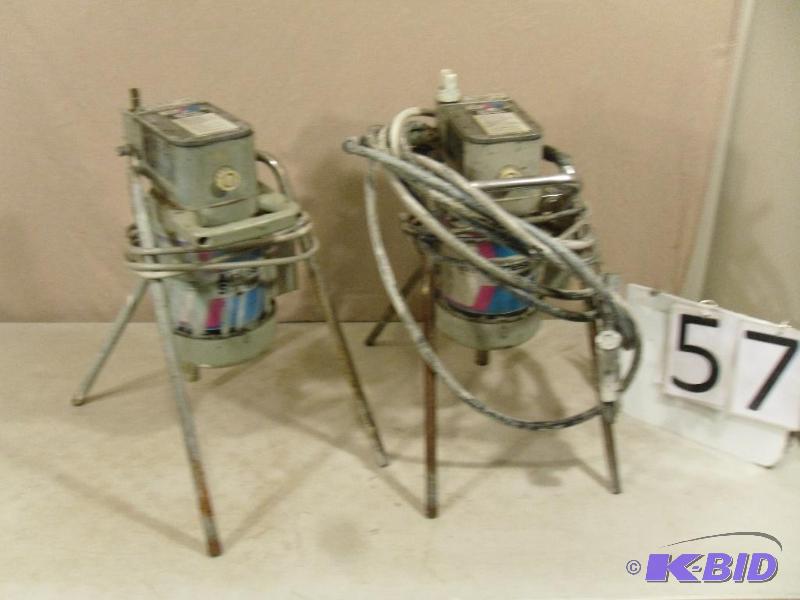 lot 57 image: 2 Campbell Hausfeld Airless Paint Sprayers. M...