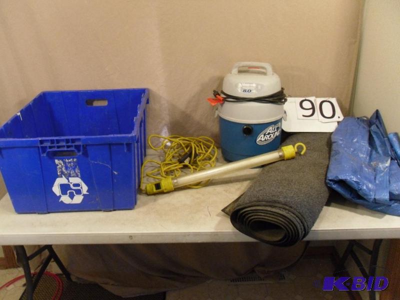 lot 90 image: All Around Shop Vac (works,needs hose), Shop ...
