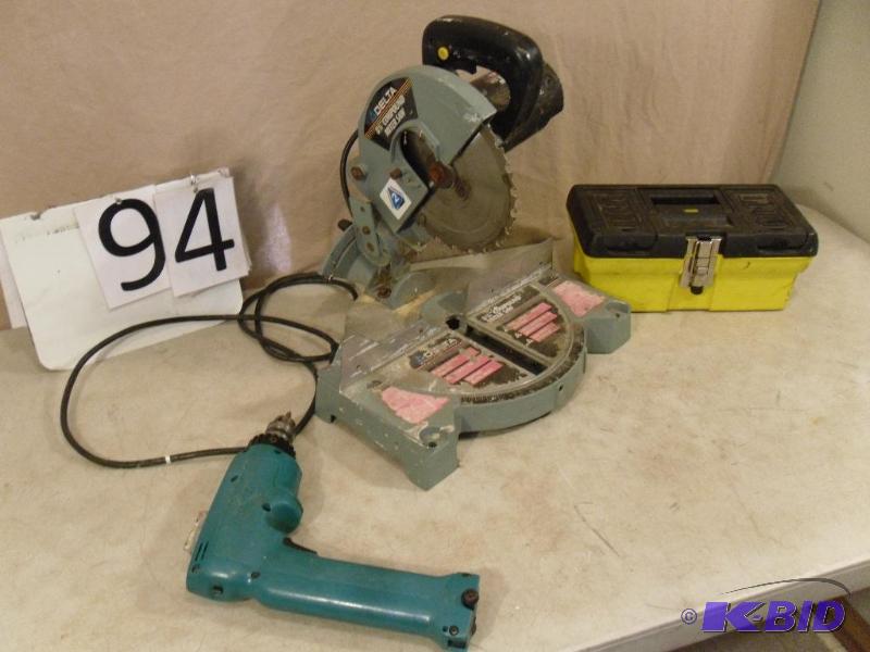 lot 94 image: Delta 8 14" Compound Miter Saw with Sma...