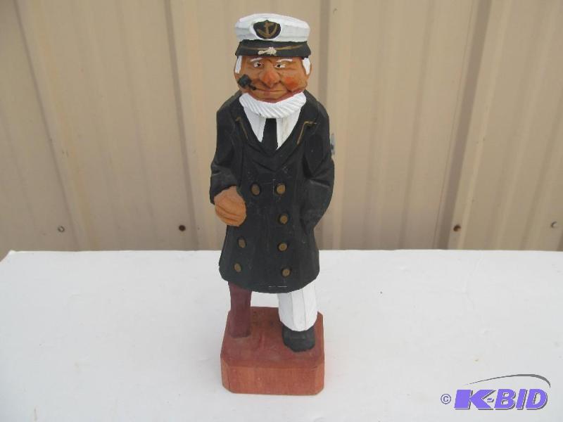 lot 26 image: Hand Carved Figurines.