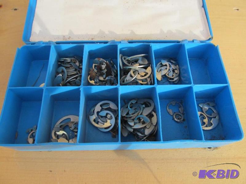 lot 57 image: C-Clip assortment box....