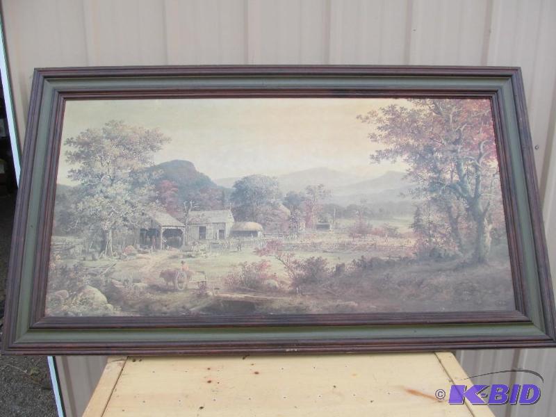 lot 77 image: Nice,scenic picture for the cabin....