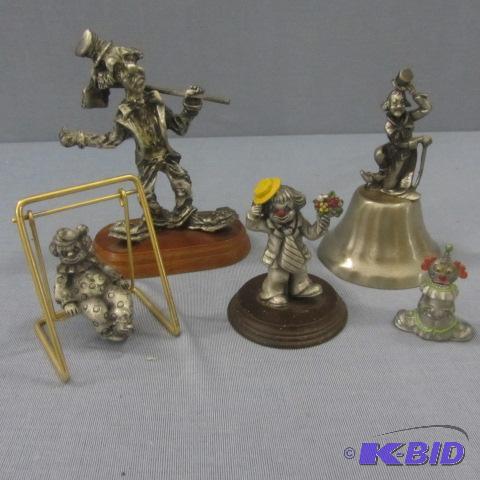 Pewter Clown Collection
