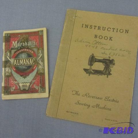 Sewing Manual, 1910 Almanac