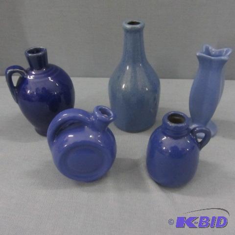 Blue Mini Jugs, Vases