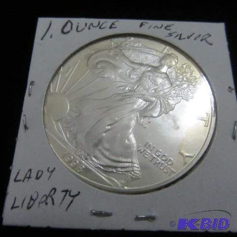 Lady Liberty Silver Dollar