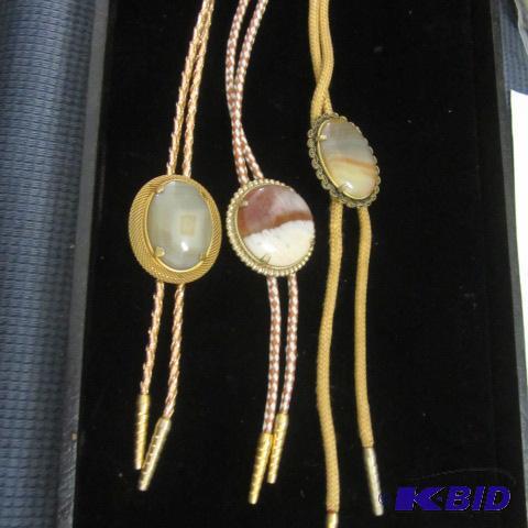Bolo Ties with Agates