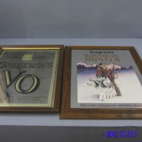 Seagrams Whisky Mirrors