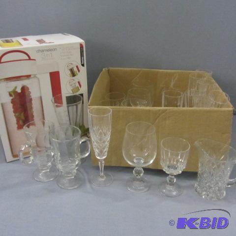 Pitcher, Glasses