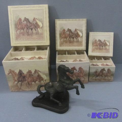 Horse Statue, Nesting Boxes
