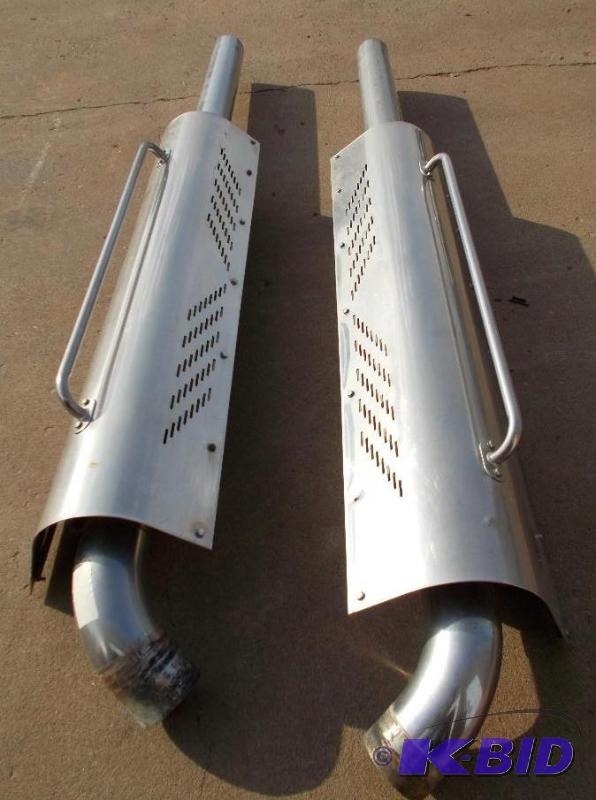 Set of - 2 Semi TruckTractor Chrome Exhaust ...