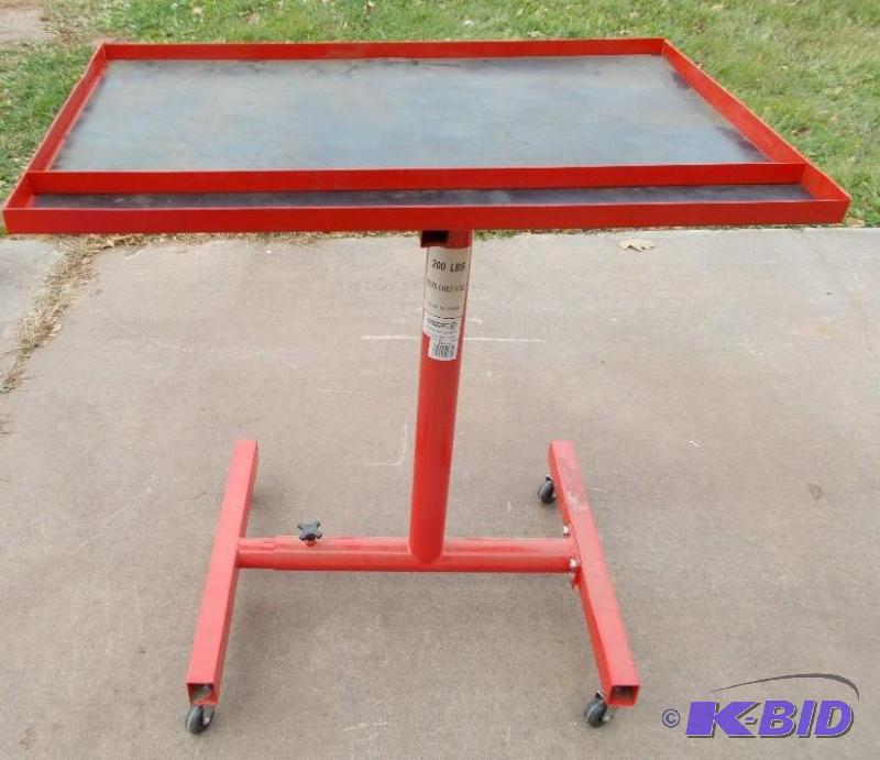 Grip Brand Wheeled Metal Shop Tool StandCart...