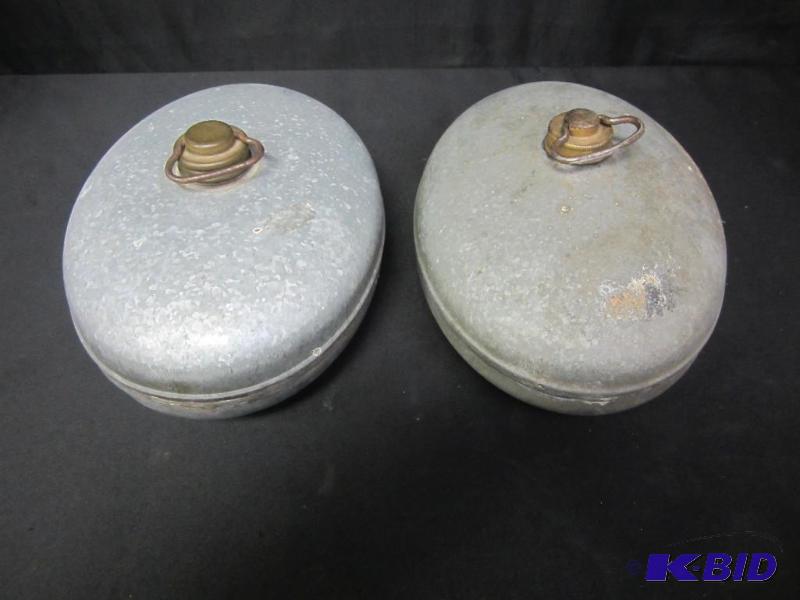 lot 00083 image: Wonderful Lot of 2 Foot Warmers Metal