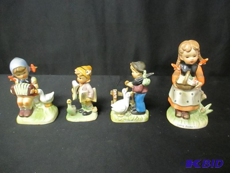 lot 115 image: Lot of 4 Erich Stauffer Porcelain Figurines