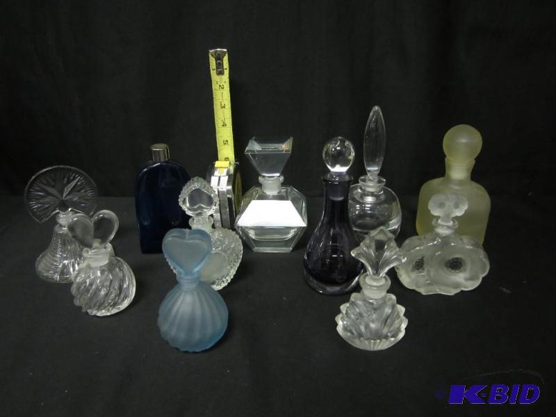 lot 97 image: Group of 11 Vintage Perfume Bottles