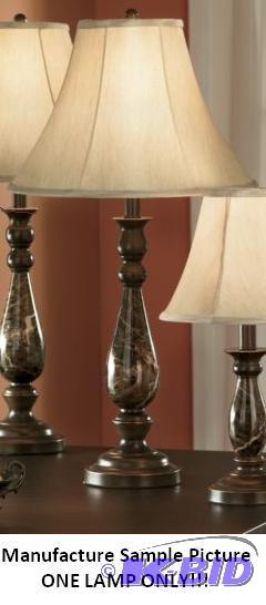 Faux Marble Table Lamp - Has&nbspmetal base ...