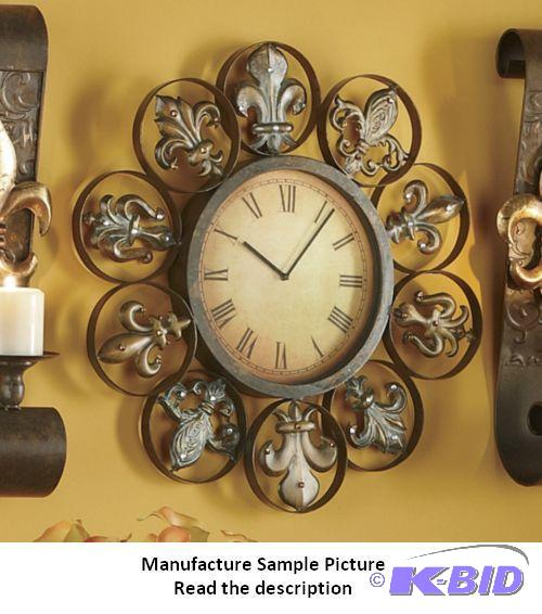 Fleur De Lis Clock -&nbspTime goes by so fas...