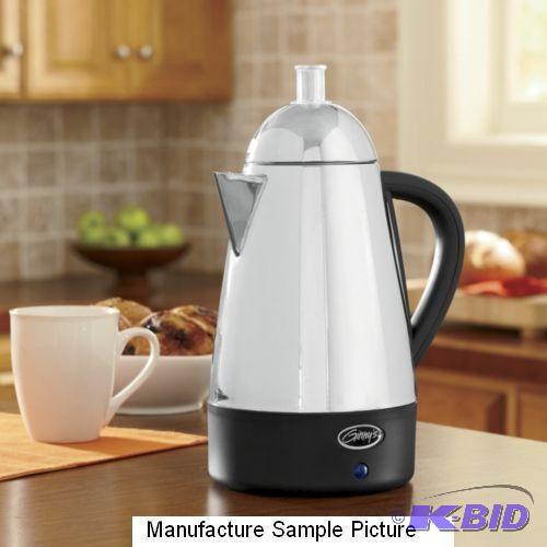 Ginnys Brand Stainless Steel Percolator Coff...