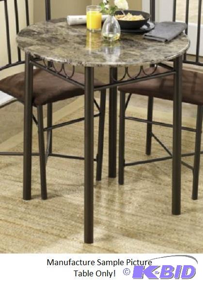 Round Faux Marble Bistro Table -&nbspA faux ...