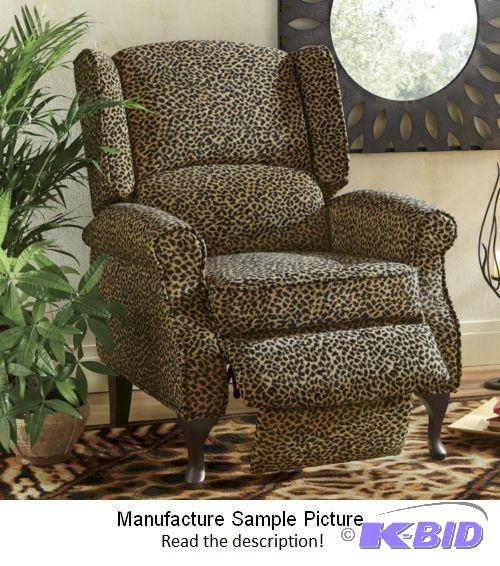 Leopard Wingback Recliner Exclusive - So styl...