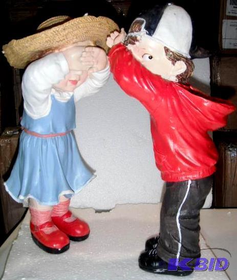 Boy and Girl Statue - New...