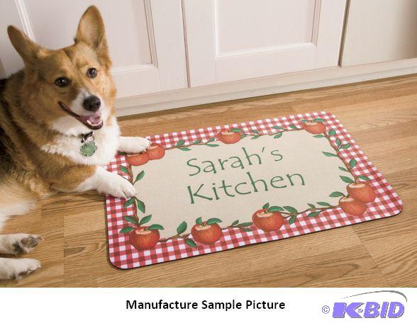 Personalized Apple Floor Mat - Apple Mat coor...