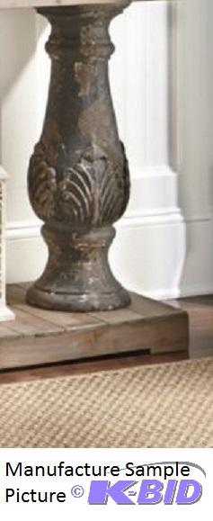 Acanthis Pillars - Two distressed resin colum...